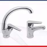 شیرالات ست کامل 4 تیکه مدل آیلار رنگ کروم(تک رنگ)