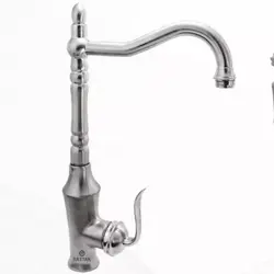 شیر ظرفشویی شیرالات رستاک مدل آرسن رنگ استیل مات(دارای رنگ بندی)