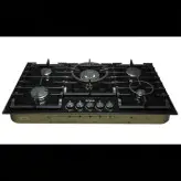 اجاق گاز صفحه ای 5 شعله شیشه برند نیک کالا مدل 301(ایتالیایی) پلوپز وسط(ارسال به صورت پس کرایه)