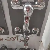 ست کامل 4 تیکه شیرآلات رستاک مدل گلایول کروم (ارسال رایگان)