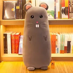 عروسک طرح حیوانات بالشتی مدل موش کد JM110 ارتفاع 70 سانتی‌متر