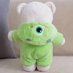 عروسک طرح خرس دوچهره مدل مایک کد 110 ارتفاع 32 سانتی‌متر