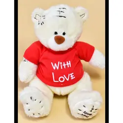 عروسک طرح خرس تدی مدل میتو یو کد JIMI110 ارتفاع 15 سانتی‌متر