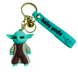 جاکلیدی مدل سیلیکونی طرح بیبی یودا کد J110