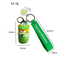 جاکلیدی مدل سیلیکونی طرح اسموتی ببر کد JIMI110