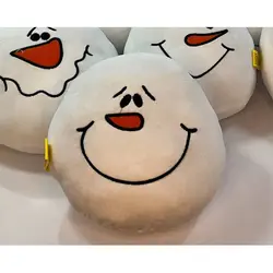 عروسک طرح آدم برفی مدل لبخند کد JIMI110 طول 20 سانتی‌متر