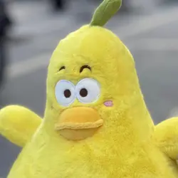 عروسک طرح جوجه اردک مدل خوابالو کد JIMI110 ارتفاع 35 سانتی‌متر