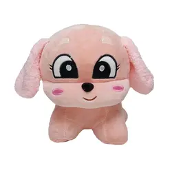 عروسک طرح سگ اشرافی مدل چشم درشت کد JIMI110 ارتفاع 20 سانتی‌متر