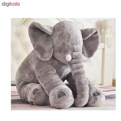 عروسک طرح فیل بالشتی مدل mommy elephant ارتفاع 60 سانتی متر