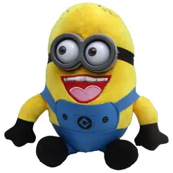 عروسک طرح مینیون مدل چشم پلاستیکی کد JIMI110 ارتفاع 35 سانتی‌متر