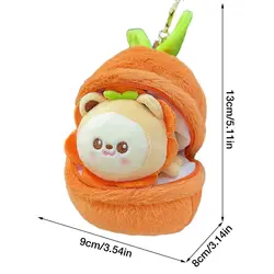 آویز عروسکی طرح شیر شاه میوه ای مدل سورپرایزی کد 110