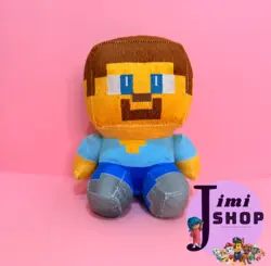 عروسک طرح ماینکرافت مدل استیو کد JI110 ارتفاع 25 سانتی‌متر
