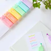 هایلایتر خرسی ماژیک علامت زن تدی 6 عددی boow