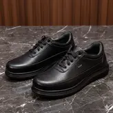 کفش روزمره مردانه کفش فرزین مدل چرم طبیعی ویبرام