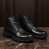 نیم بوت مردانه مدل چرم طبیعی کد 0040