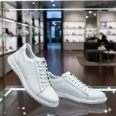 کفش روزمره مردانه مدل چرم طبیعی کد 0021t.k رنگ سفید