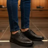 کفش روزمره مردانه مدل چرم طبیعی کد 00125t.k