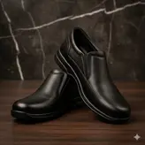 کفش روزمره مردانه مدل چرم طبیعی کد 0020 رنگ مشکی