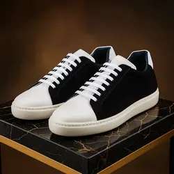 کفش روزمره مردانه مدل چرم طبیعی کد 0069 رنگ مشکی