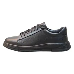 کفش روزمره مردانه چرم طبیعی کد 005t.k رنگ مشکی