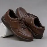 کفش روزمره مردانه مدل چرم طبیعی کد 0023 رنگ قهوه ای