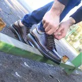 کفش روزمره مردانه مدل چرم طبیعی کد 0063 رنگ قهوه ای