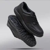 کفش روزمره مردانه مدل چرم طبیعی کد 0023 رنگ مشکی