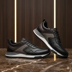 کفش روزمره مردانه چرم طبیعی کد 00191t.k