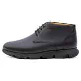 نیم بوت مردانه چرم طبیعی کد 00189t.k رنگ مشکی