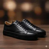 کفش روزمره مردانه چرم طبیعی کد 00209 رنگ مشکی