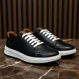 کفش روزمره مردانه چرم طبیعی کد 00215 رنگ مشکی