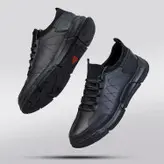 کفش روزمره مردانه چرم طبیعی کد 00212 رنگ مشکی