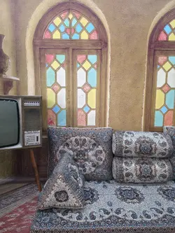 شاه نشین طرح نیلوفر نقره ای ابی کد14895