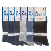 جوراب مردانه مجید مدل B-03 مجموعه 6 عددی