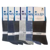جوراب مردانه مجید مدل B-03 مجموعه 6 عددی