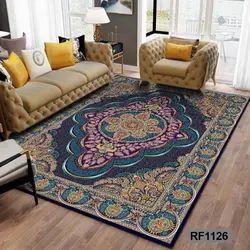 روفرشی کشدار (کاور فرش) کالای خواب متین کد RF 1126