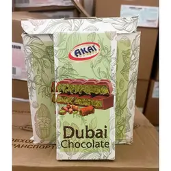 شکلات دبی پسته ای اکای (۲۰۰ گرم) akai