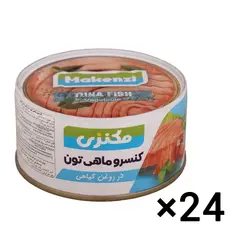 تن ماهی داخل روغن زیتون مکنزی باکس 24 عددی (180 گرم) makenzi