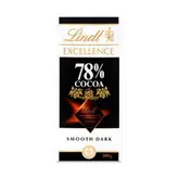 تابلت شکلات لینت با طعم شکلات تلخ 78 درصد (100 گرم) lindt