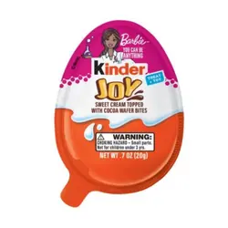 تخم مرغ شانسی کیندر جوی سری دخترانه باربی kinder joy