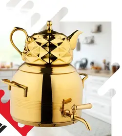 ست کتری‌وقوری طلایی هرنو مدل 230gh