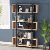 کتابخانه مدل Niv_-1373 (چوبی آهنی،آهن و چوب،چوب و آهن،آهنی چوبی،روستیک)