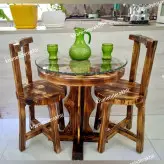 ناهارخوری لهستانی نهارخوری چوبی سنتی میز غذاخوری چوبی رستورانی جدید کافه ای باغی کمجا روستیک