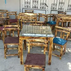 میزغذا خوری 4نفره روس (مدل چهارپایه) 《ارسال از طریق باربری》