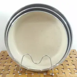 ست سه عددی ماهیتابه گرد بدون دسته ودر گرانیت مارک جیو کره کم روغن و نچسب