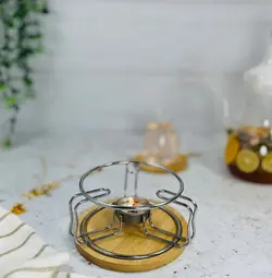 وارمر طلایی با پایه چوب بامبو