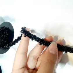 نوار منجوق دوزی و سنگ دوزی شده