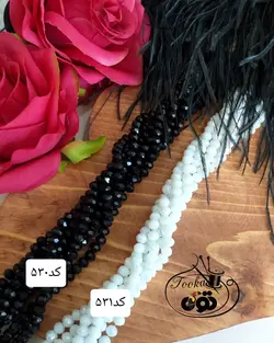 کریستال سایز ۶ سفید، مشکی