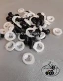 چشم عروسک واشر دار ۱۰ مشکی