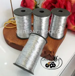 نخ گلابتون نقره‌ای